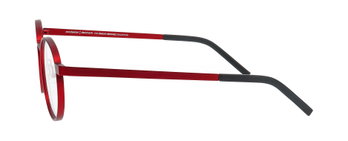 Auf diesem Bild sehen Sie die Korrektionsbrille 4031 von Prodesign Denmark in der Farbe Rot.